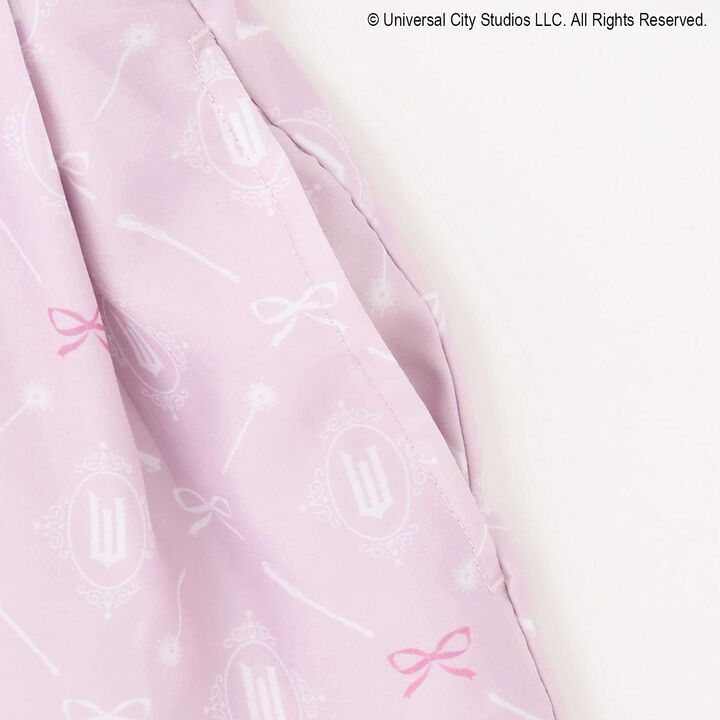 [WICKED] All-Over Pattern One-Piece Dress,Pink, medium image number 5