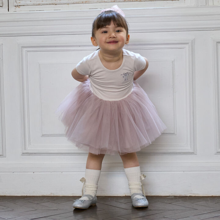 Ballet Tulle One-Piece Dress,Light blue, medium image number 2