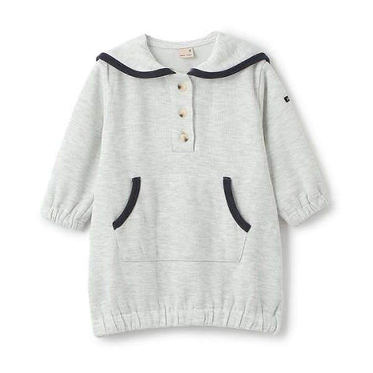 [Link] Sailor Collar One-Piece Dress,Navy, large image number 18