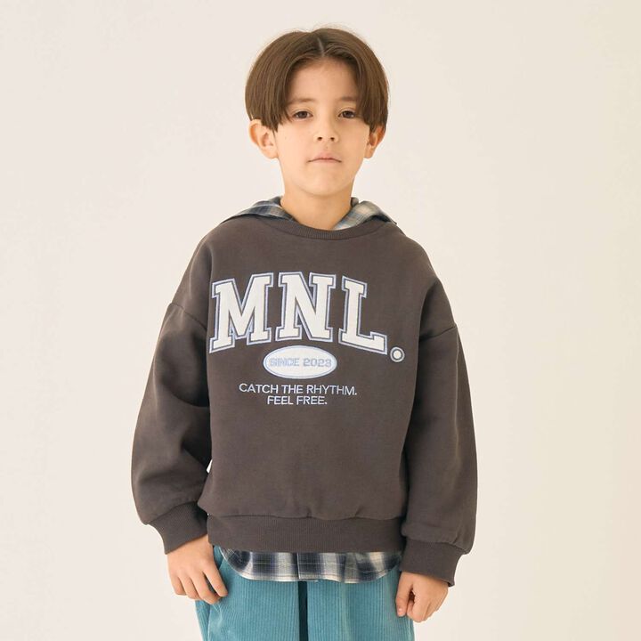 Checkered Shirt Parka,Black, medium image number 7