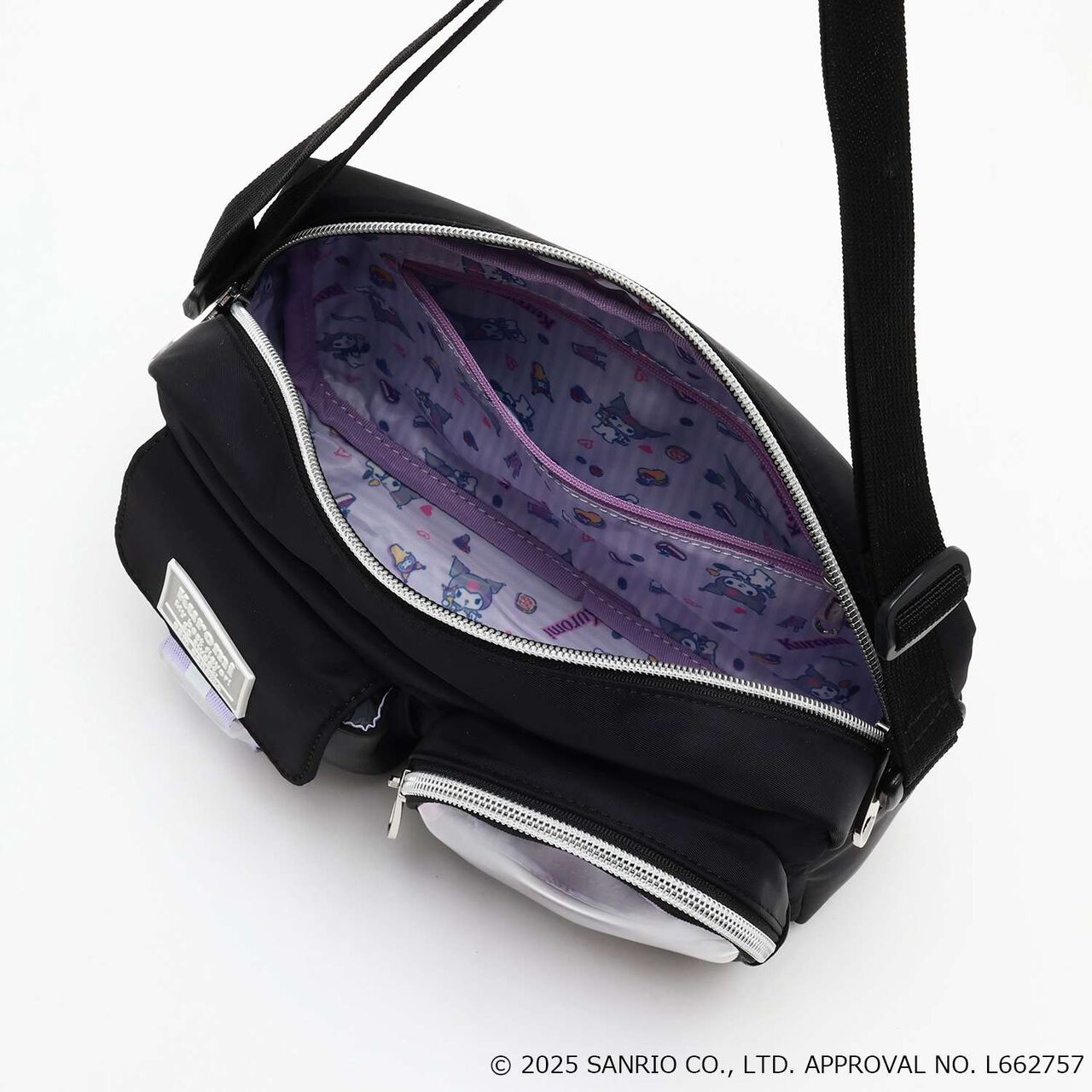 My Melody / Kuromi Casual Shoulder Bag,Light pink, large image number 6