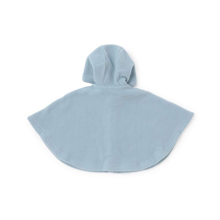 Bear Knit Plush Fleece Cape,Off white, medium image number 1