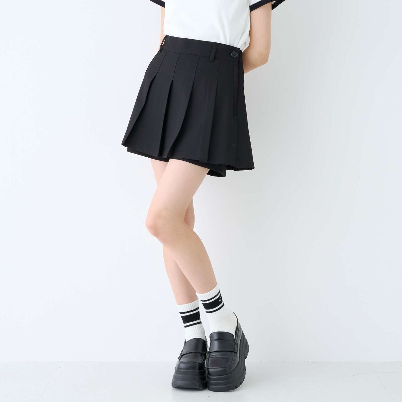 [LTXC] Stylish Flattering Micro Mini Skirt-Shorts,Brown, large image number 9