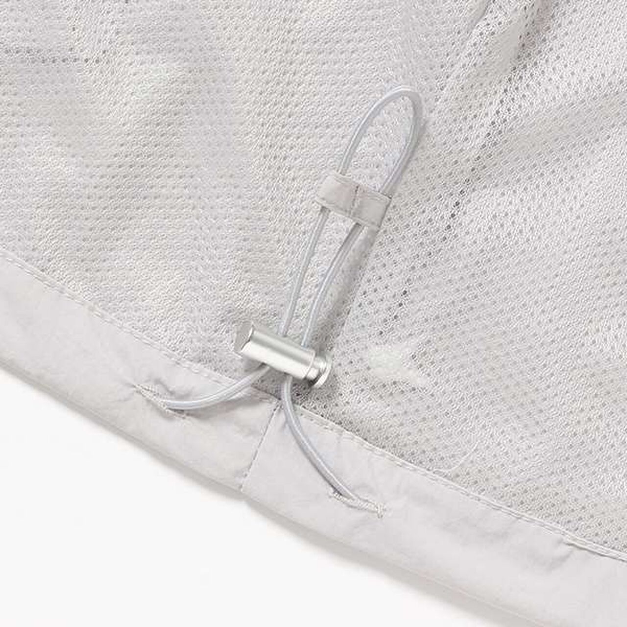 Water-Repellent Piping Nylon Blouson,Ivory, large image number 11