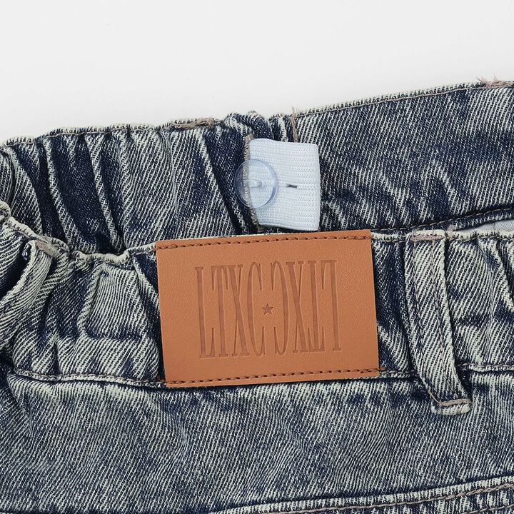 [LTXC] Half-Length Denim Pants,Gray, medium image number 17