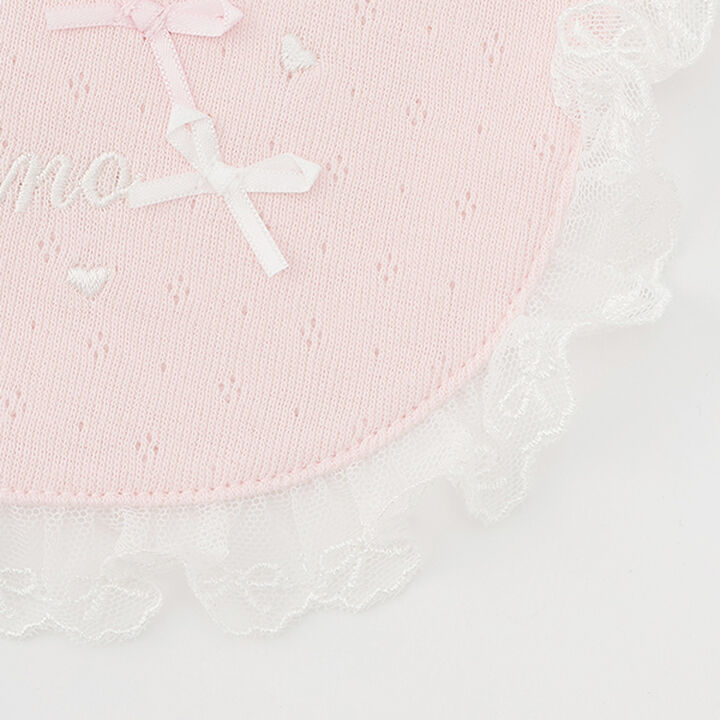Logo Lace Bib,Light pink, medium image number 9