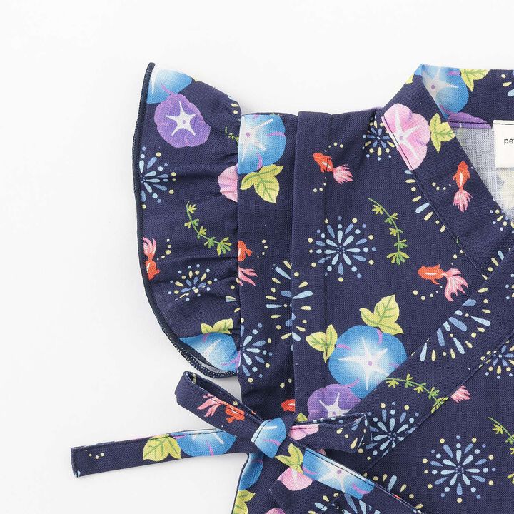 [Web Exclusive] Baby GIRLS Jinbei Set,Navy, medium image number 9