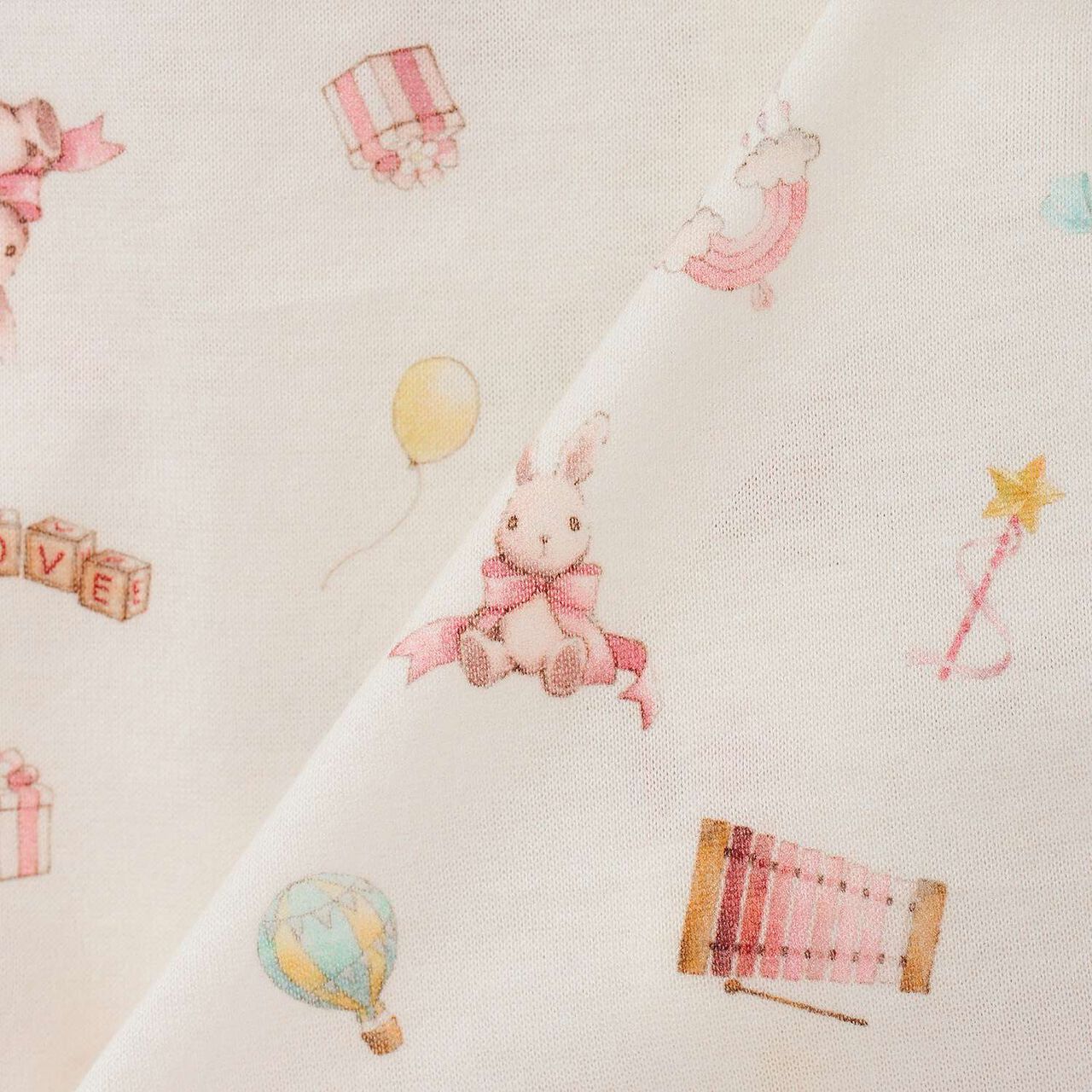 TOYS GIRLS Short-Sleeve Romper [Made in Japan],Pink, large image number 6