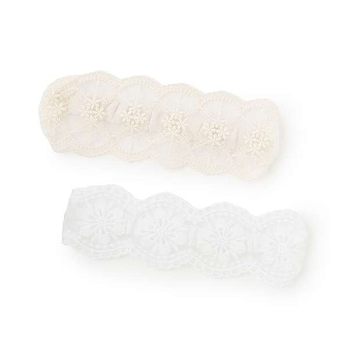 Lace Headband,Pearl white, medium image number 7