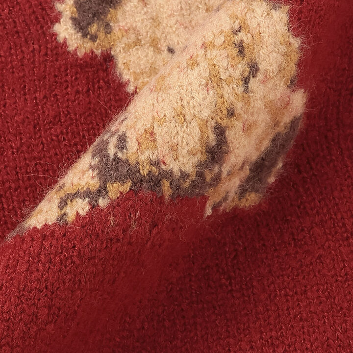 [Matching/Fluffy and Soft] Animal Knitwear (Kids Size),Ivory, medium image number 7