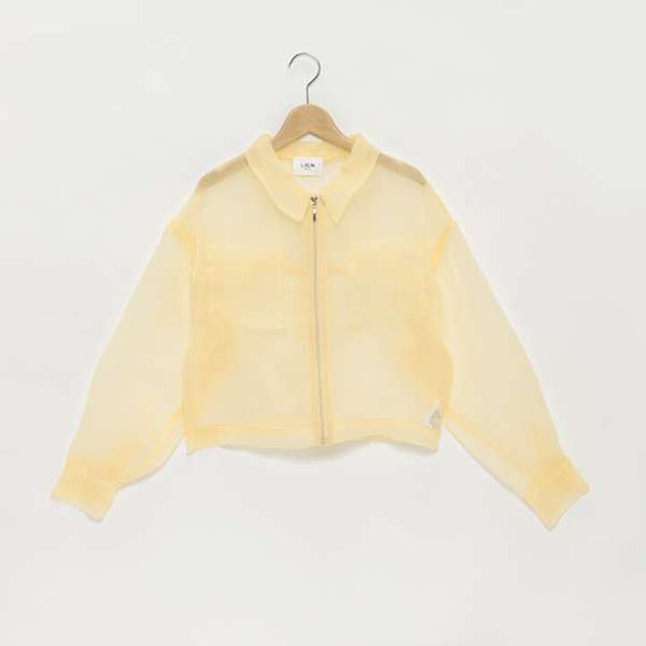 [LADIES] Sheer Shirt Jacket,White, medium image number 18
