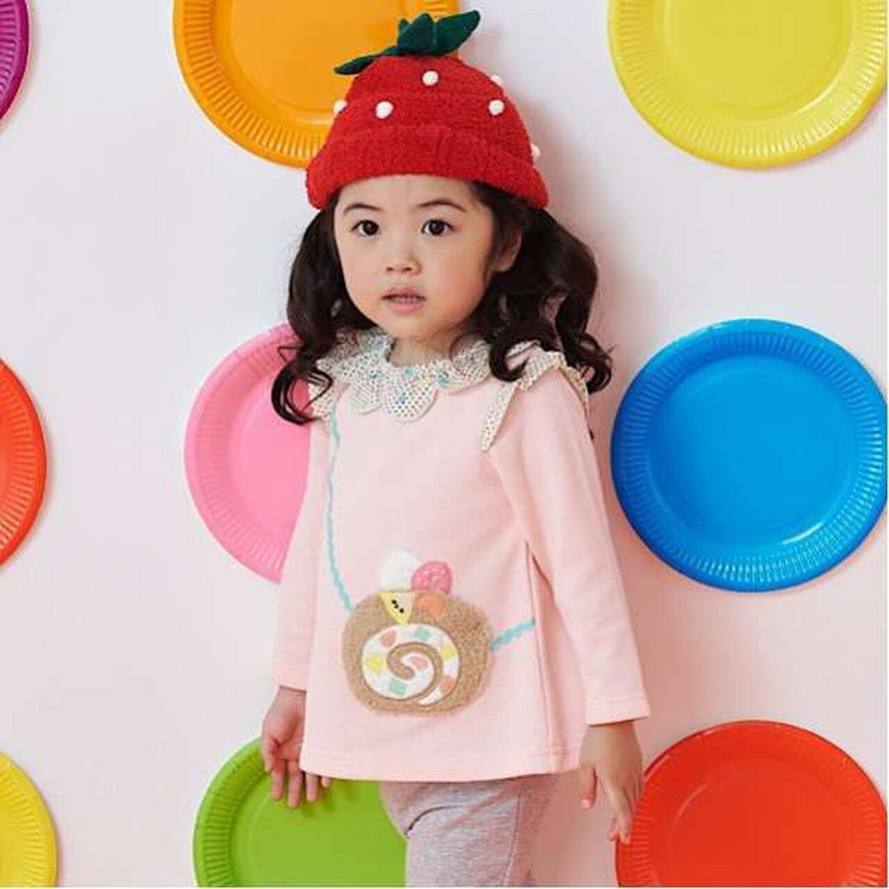Roll Cake Small Shoulder Bag Sweatshirt,Lavender, large image number 14