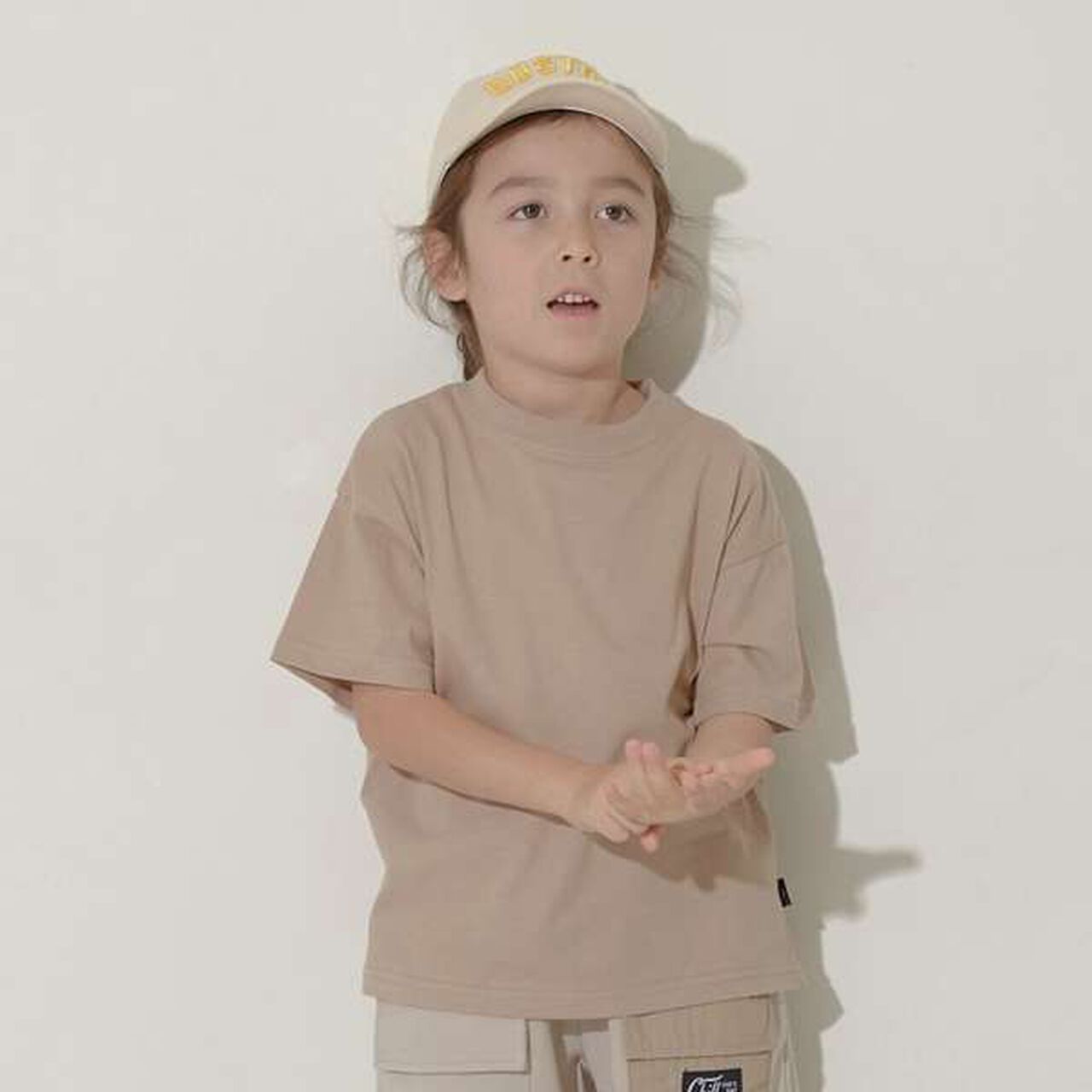 Non-Deforming Soft Cotton Hem Slit Simple Big T-Shirt,Charcoal gray, large image number 22