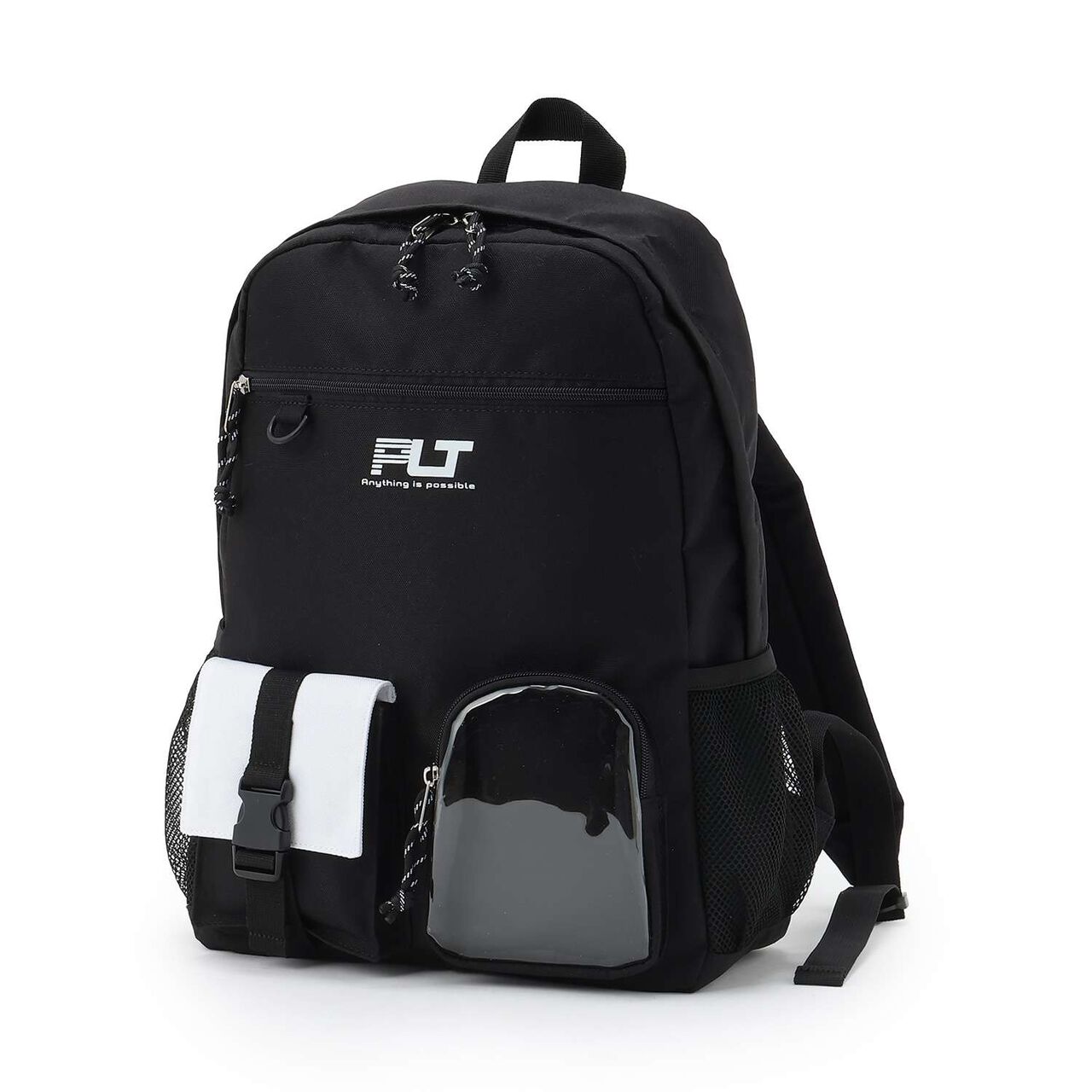 W Pocket Casual Backpack,Sax blue, large image number 14