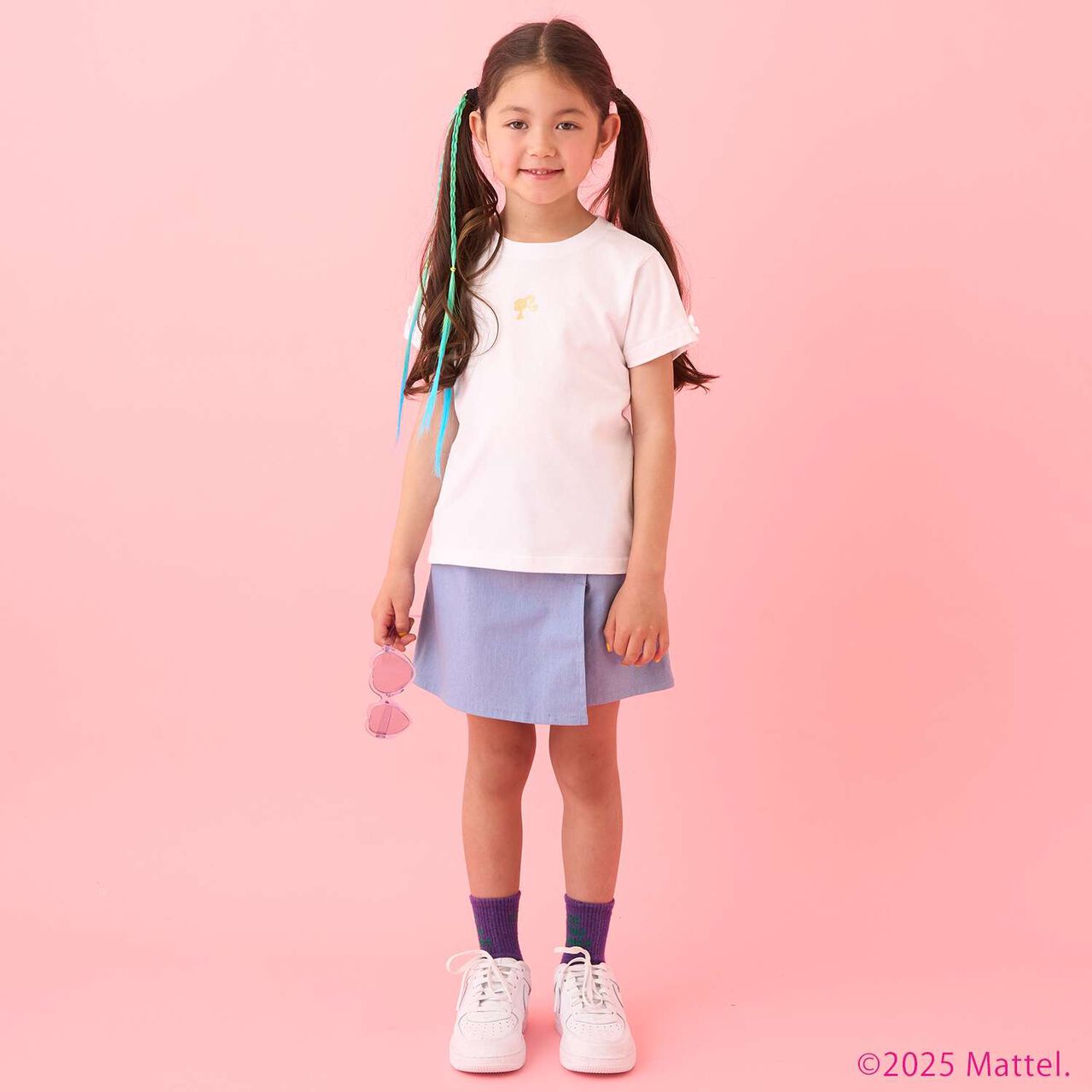 [Barbie] Sleeve Tuck T-Shirt,White, large image number 22