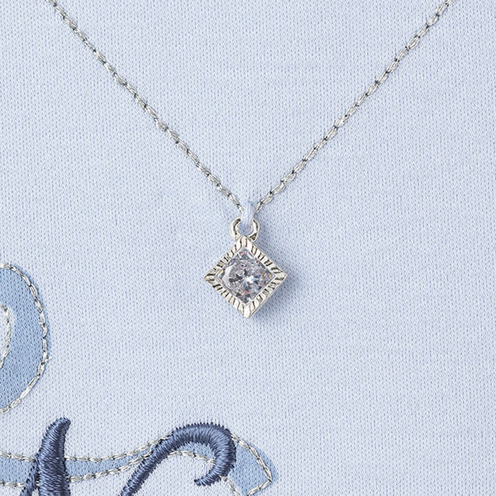 Necklace-Style Embroidered Flare Sleeve T-Shirt,White, medium image number 6