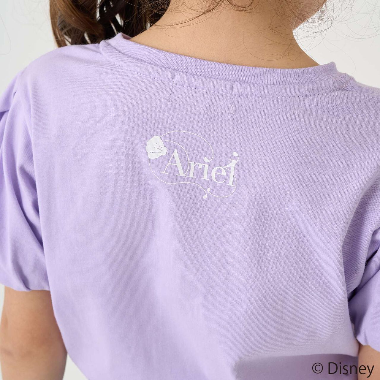 [Stain-resistant and Water-repellent] Disney Princess Puff Sleeve T-Shirt,White, large image number 18