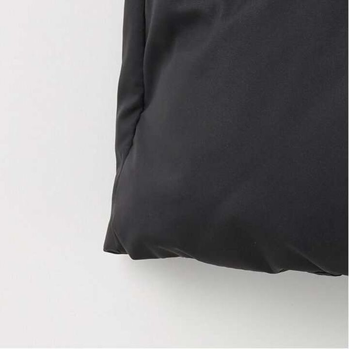 Water-Repellent Stand Collar Puff Vest,Black, medium image number 15