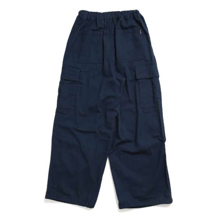 Cotton Twill Parachute Cargo Pants,Navy, medium image number 3