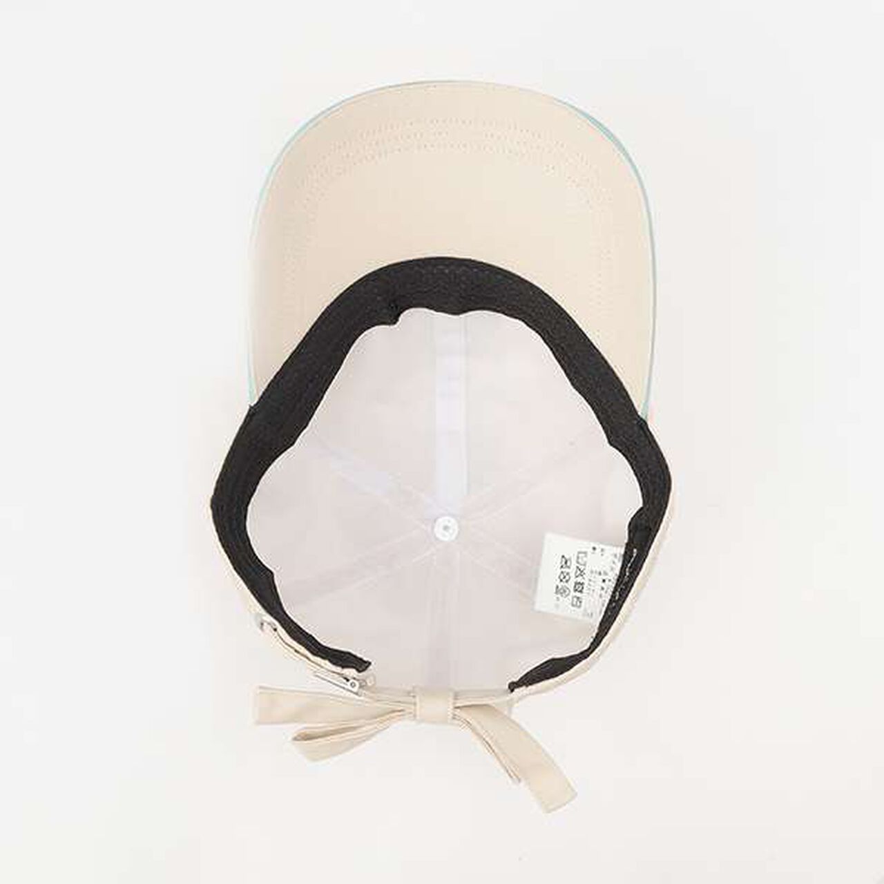 Ribbon Embroidered Cap,Black, large image number 6