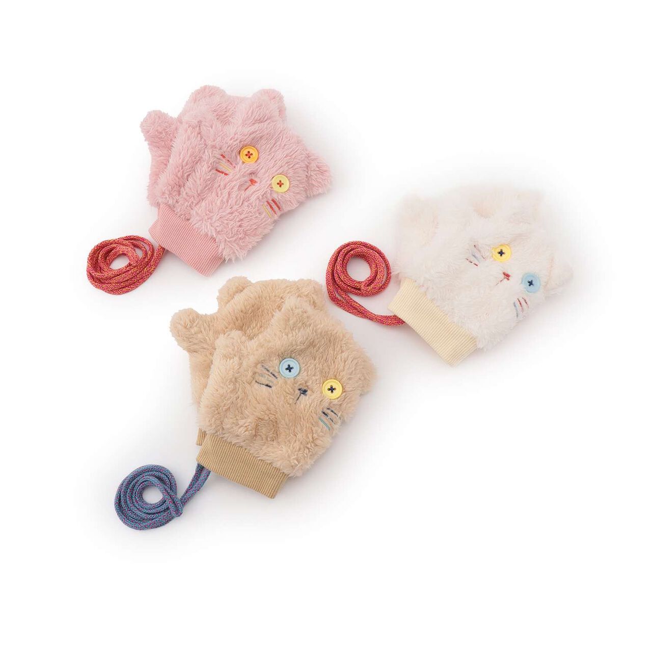 Cat Mittens,Pearl white, large image number 4