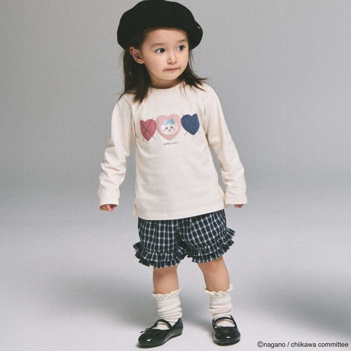 [Chiikawa Anime] Argyle Long-Sleeve T-Shirt,Ivory, medium image number 3