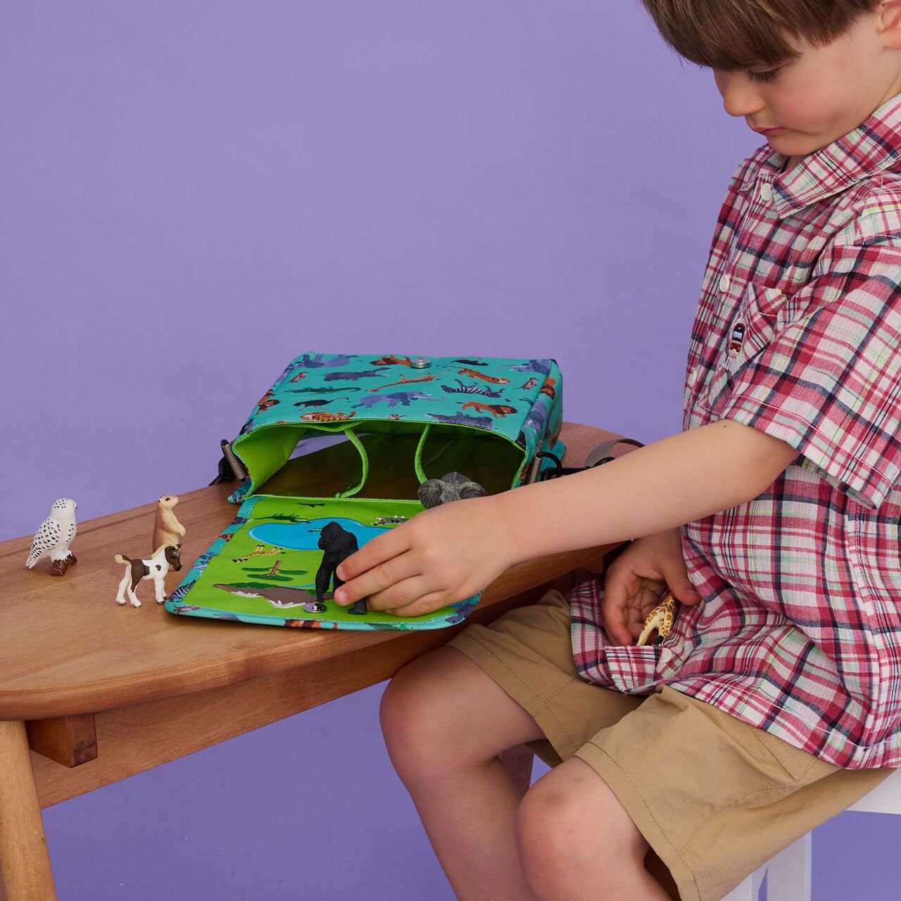 Animal Oshikatsu Shoulder Bag,Green, large image number 8