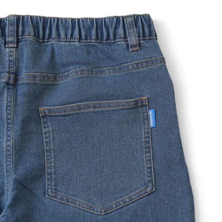 Stretch Denim Skinny Pants,Light blue, medium image number 8