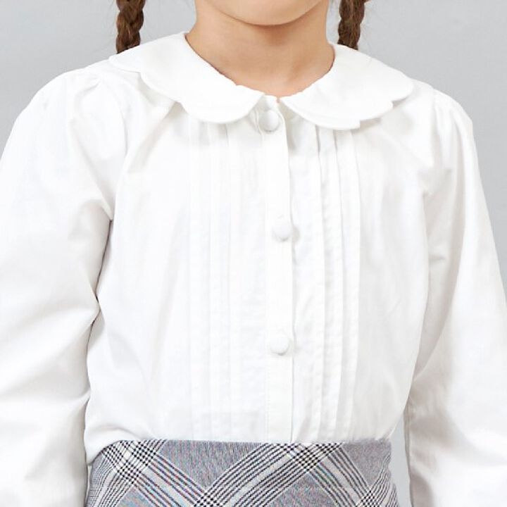 KP Scallop Trim Collar Blouse (110-130),, medium image number 2