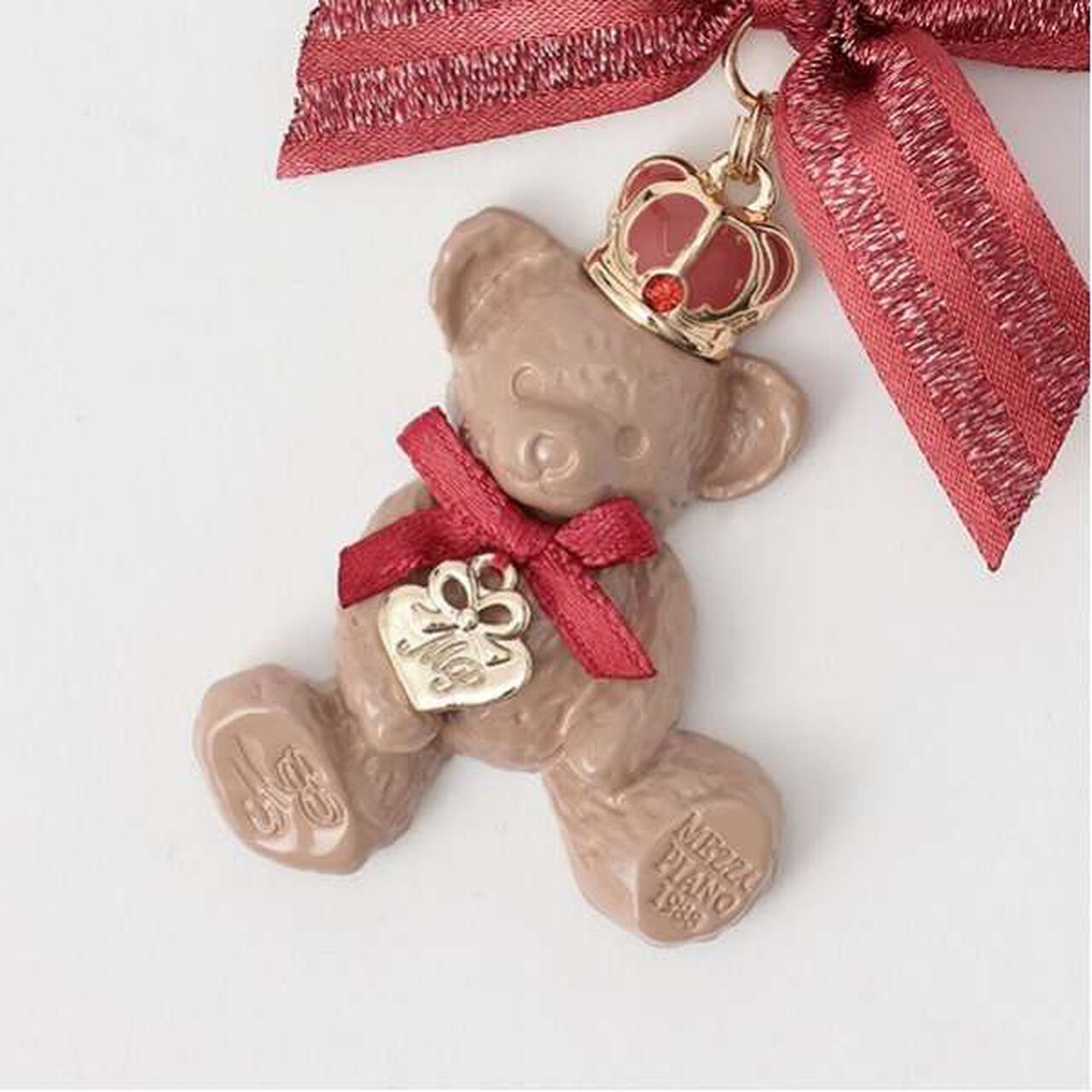 Bear Chocolate Key Charm,Light beige, large image number 4