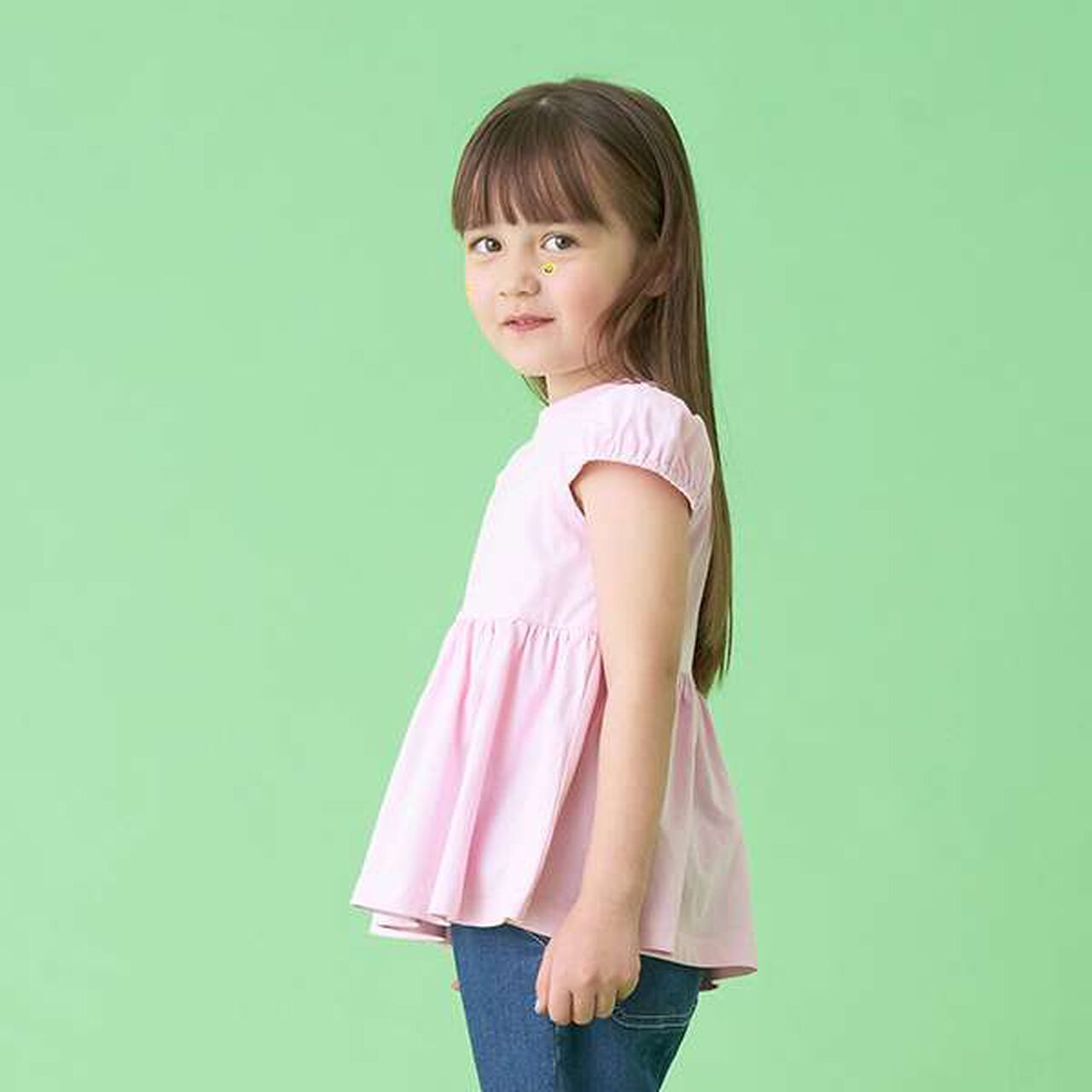 [Cool Touch] Either Way Is Fine Peplum T-Shirt,Silver gray, large image number 15