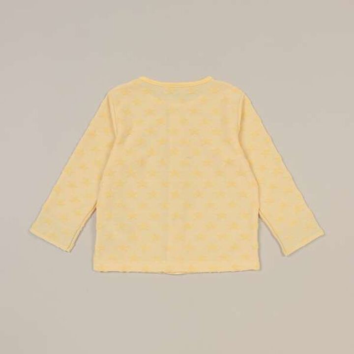 Star Jacquard Pile Cardigan [Made in Japan],Cream, medium image number 1