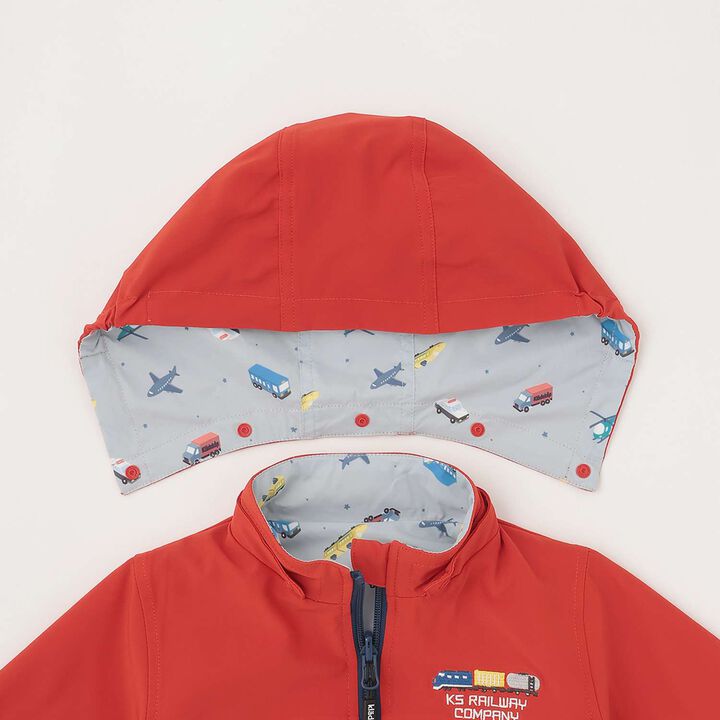 Reversible Vehicle Windbreaker [UV Protection & Water-Repellent Finish],Red, medium image number 16