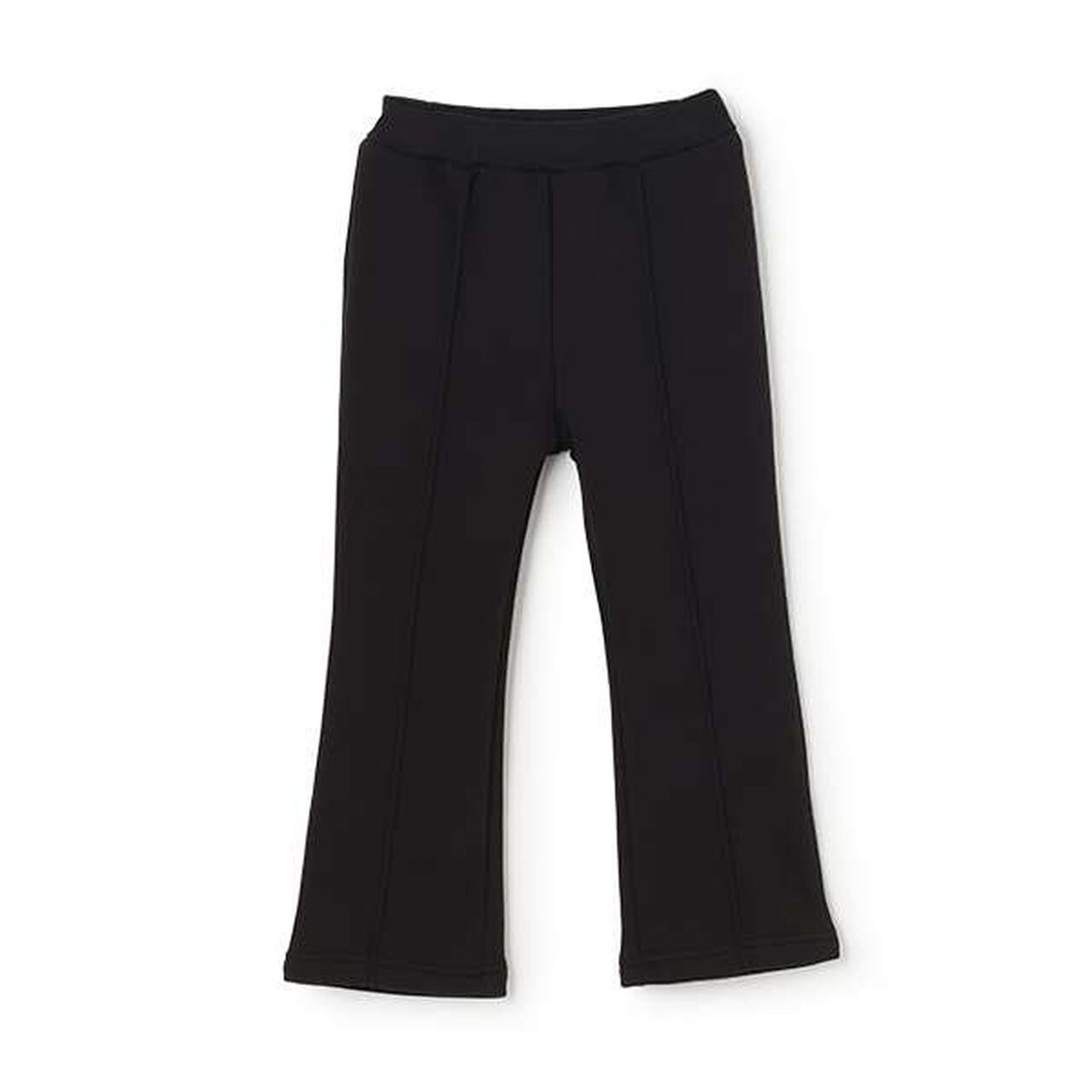 [Daily Standard Wear] [Quick-Dry Absorbent] Center Pleats Flare Sweatpants,Black, large image number 14