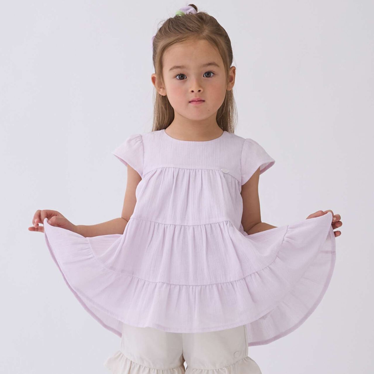 [Smile/Cool Sensation/Link] Gauze Tunic,Light pink, large image number 0