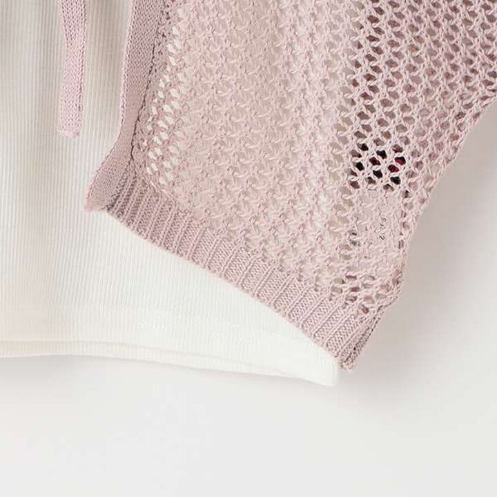 Mesh Bolero Inner Wear Set,Pink, medium image number 16