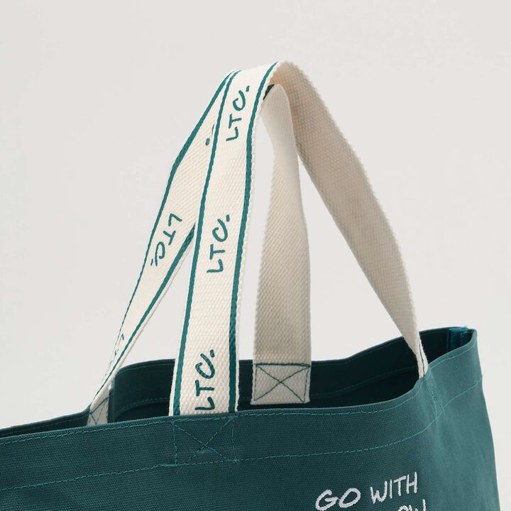 Embroidered Tote Bag,Red, medium image number 2