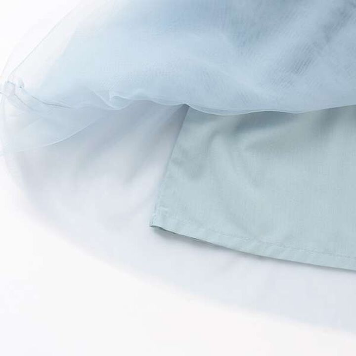 [Halloween] Tulle Docking Dress,Blue gray, medium image number 8