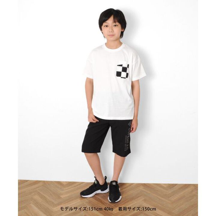 [Adult Size Available] Drop Shoulder Short Sleeve T-Shirt with 2 Pockets [Set Up Compatible],Charcoal gray, medium image number 6