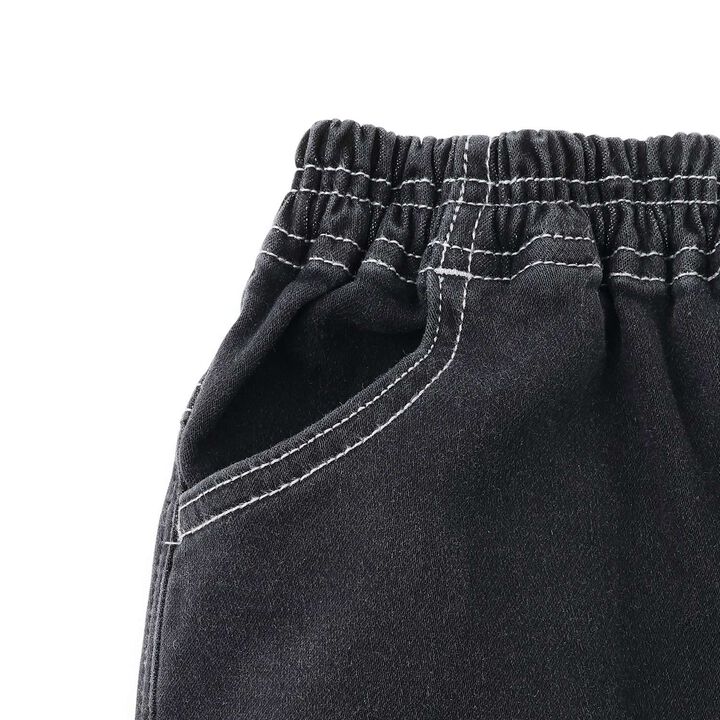 Stretch Denim Double Knee Work Pants,Navy, medium image number 3