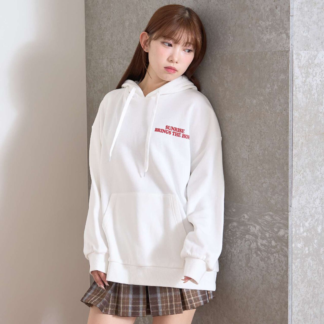 [Seconds Cute Top] LTXC Puffy Heart Loose Parka,Black, large image number 1