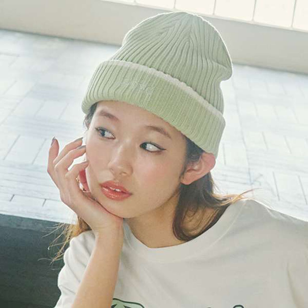 [LTXC] Cotton Touch Beanie,Ivory, large image number 17