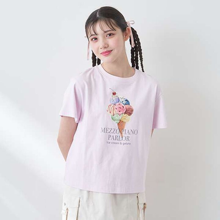 [GOOD PRICE] Greedy Ice Cream T-Shirt,Light pink, medium image number 0