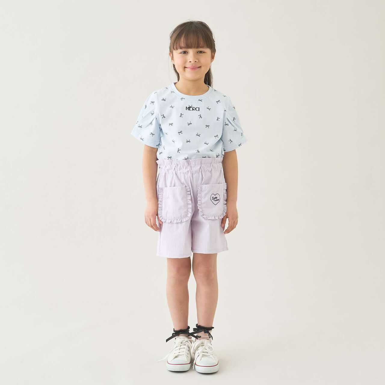 [Land and Water Use] Frill Pocket Shorts for Girls [Kids' Clothing],Red, large image number 21