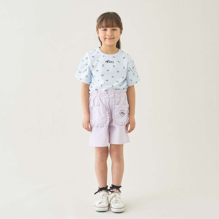 [Land and Water Use] Frill Pocket Shorts for Girls [Kids' Clothing],Red, medium image number 21