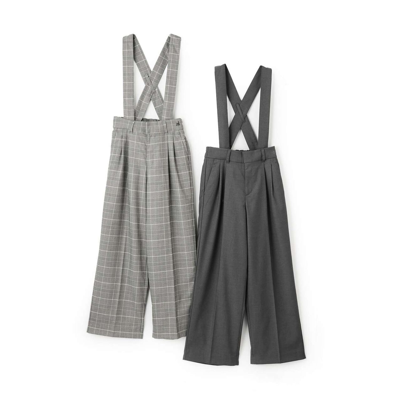 [AMI] Suspender Slacks Pants,Charcoal gray, large image number 14