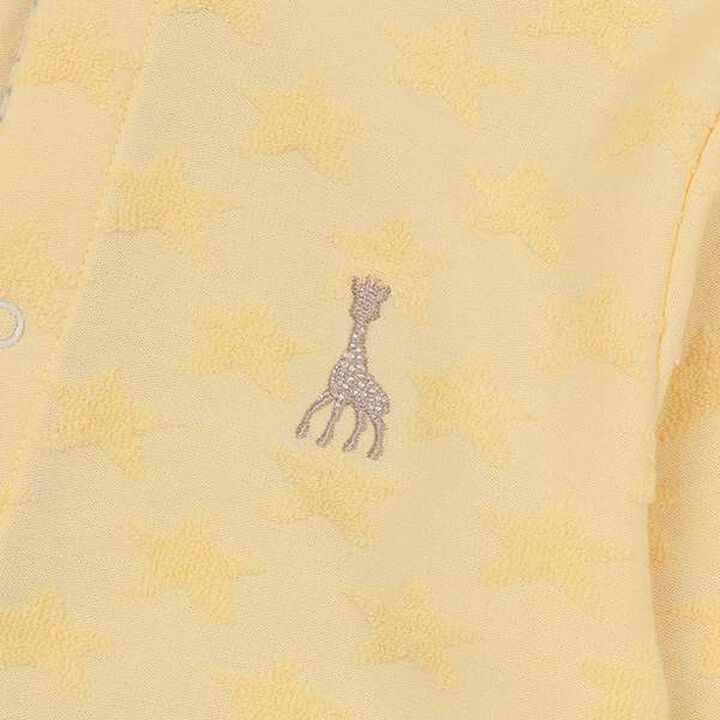 Star Jacquard Pile Cardigan [Made in Japan],Cream, medium image number 4