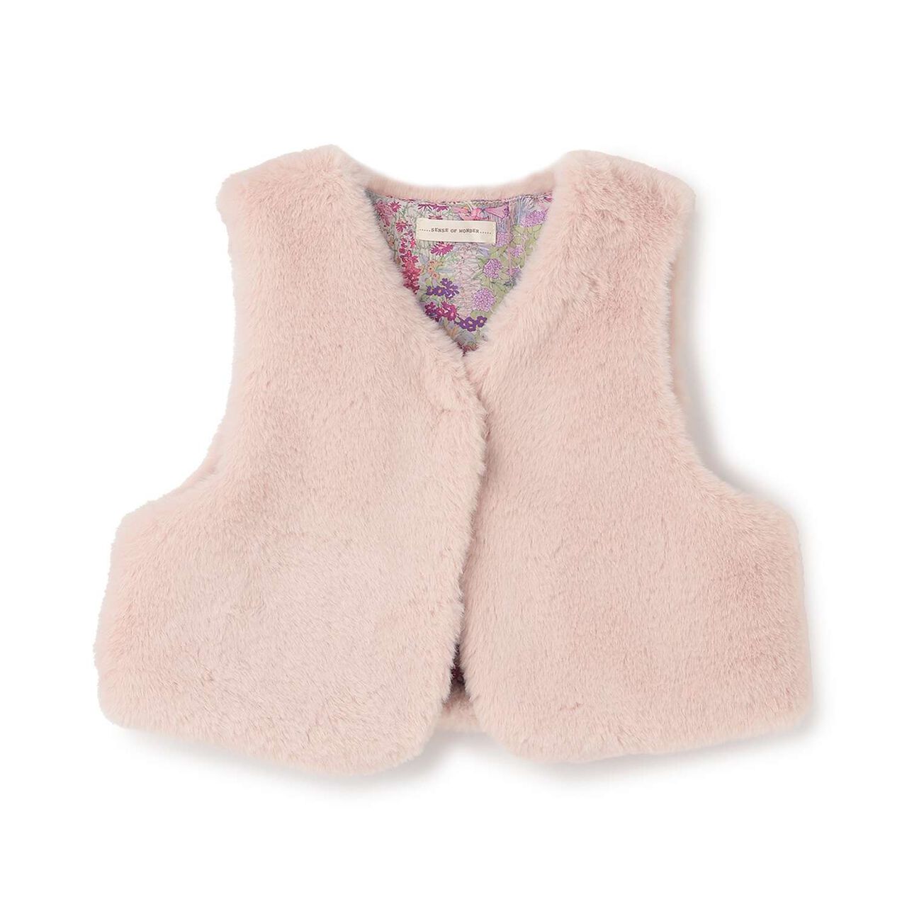 Liberty Fur Vest,Pink, large image number 0