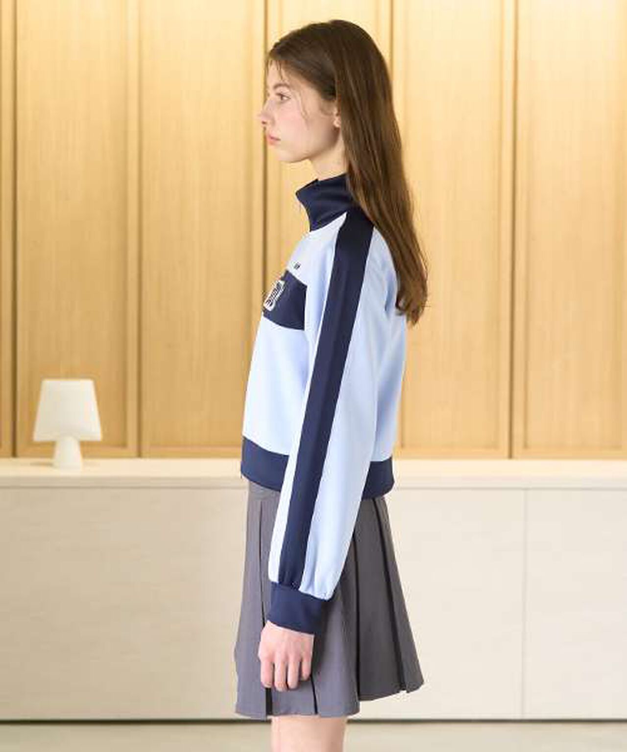 Bi-Color Logo Track Jacket,Black, large image number 11