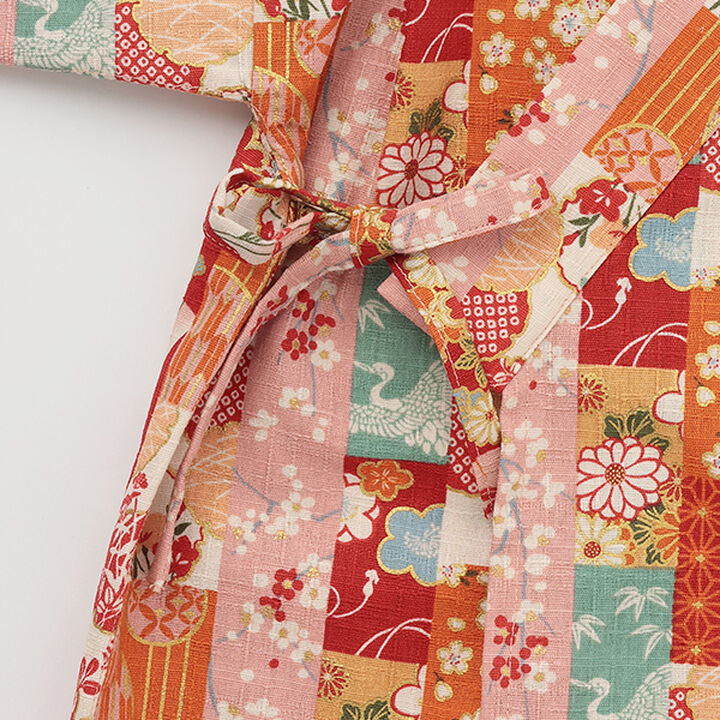 Jinbei Suit (Striped Patchwork Pattern),Purple, medium image number 12